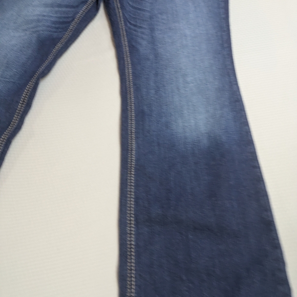 Ariat Real Jeans 33s Perfect Rise Boot Stretch Western Denim Bootcut Flare - Picture 7 of 12